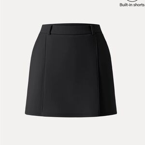 OGL Pleated High Rise A-Line Pull on Skorts with Pockets size Small